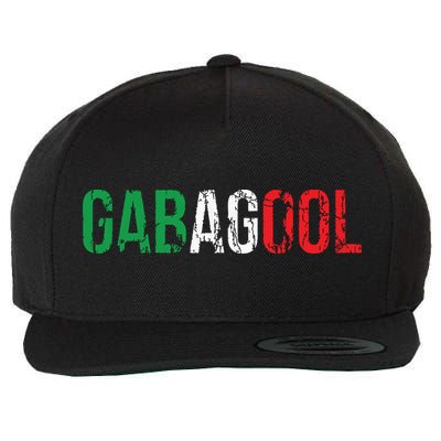Gabagool Capicola Meat New Jersey Italian Pride Gift Wool Snapback Cap