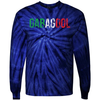 Gabagool Capicola Meat New Jersey Italian Pride Gift Tie-Dye Long Sleeve Shirt