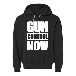 Gun Control Now USA Garment-Dyed Fleece Hoodie