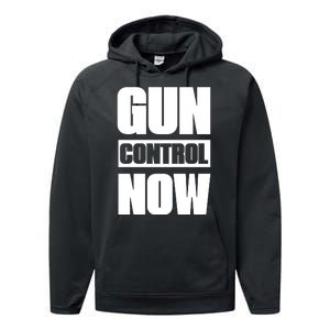 Gun Control Now USA Performance Fleece Hoodie