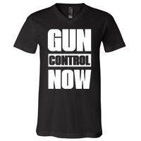 Gun Control Now USA V-Neck T-Shirt