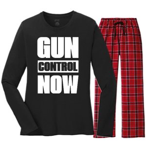 Gun Control Now USA Women's Long Sleeve Flannel Pajama Set 