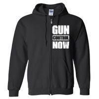 Gun Control Now USA Full Zip Hoodie