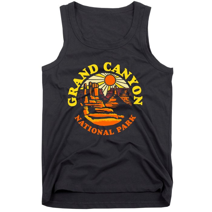 Grand Canyon National Park Arizona Vintage 80s Hiking Retro Tank Top