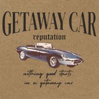 Getaway Car Nothing Good Starts In A Getaway Car Cotton Canvas Backpack