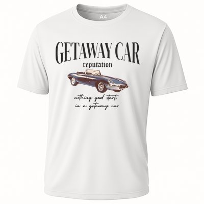 Getaway Car Nothing Good Starts In A Getaway Car Cooling Performance Crew T-Shirt