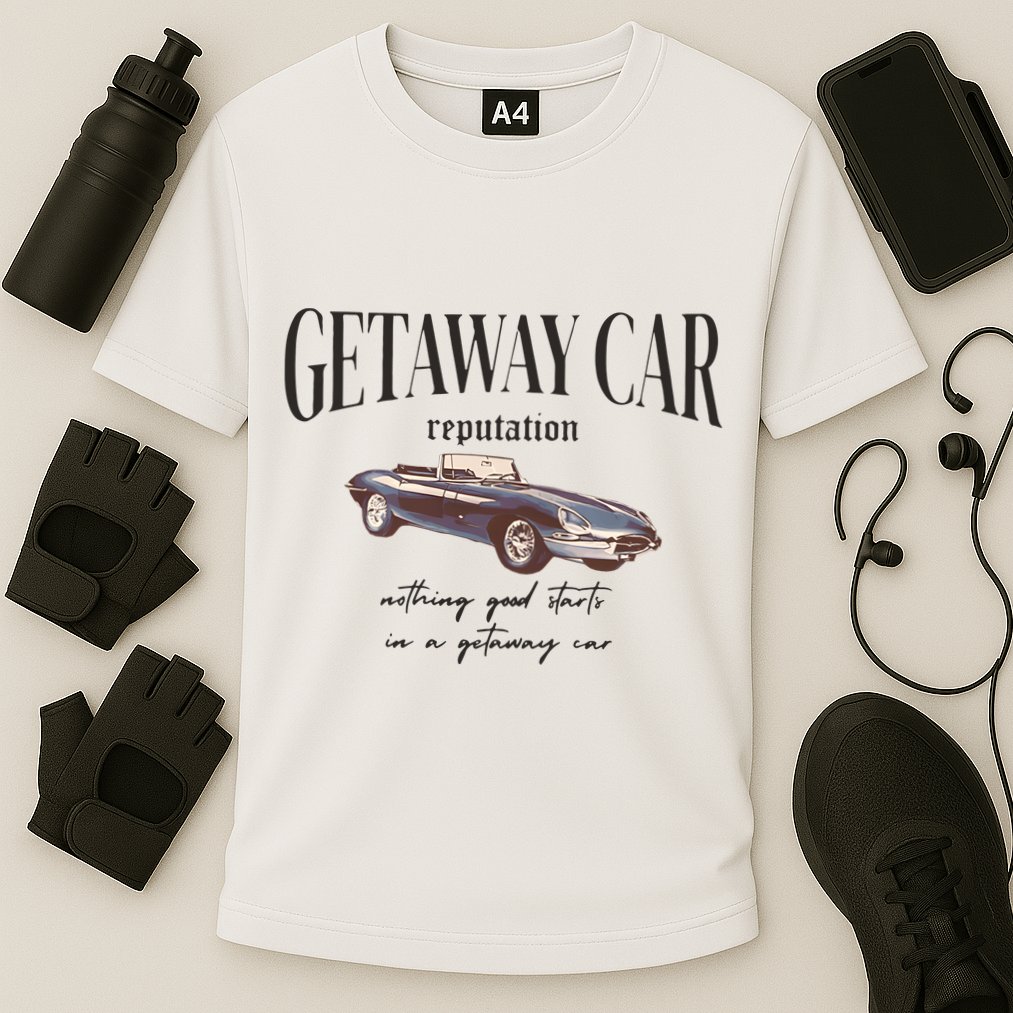 Getaway Car Nothing Good Starts In A Getaway Car Cooling Performance Crew T-Shirt