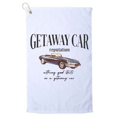 Getaway Car Nothing Good Starts In A Getaway Car Golf Towel
