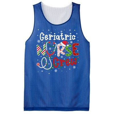 Geriatric Christmas Nurse Crew Nursing Christmas Pattern Gift Mesh Reversible Basketball Jersey Tank