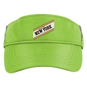 Garden City New York Varsity Logo Adult Drive Performance Visor