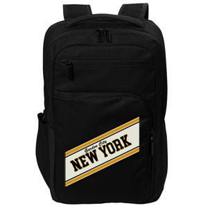 Garden City New York Varsity Logo Impact Tech Backpack