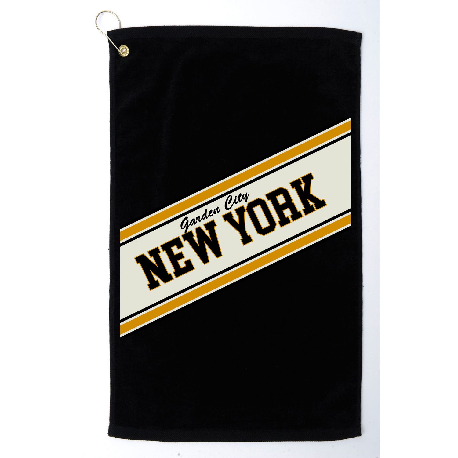 Garden City New York Varsity Logo Golf Towel