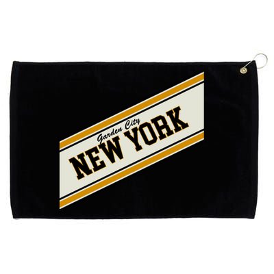 Garden City New York Varsity Logo Grommeted Golf Towel