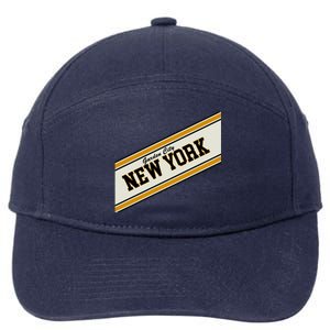 Garden City New York Varsity Logo 7-Panel Snapback Hat