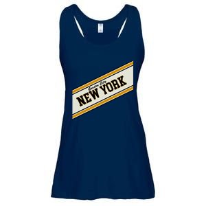 Garden City New York Varsity Logo Ladies Essential Flowy Tank