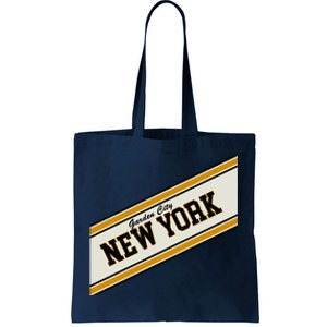 Garden City New York Varsity Logo Tote Bag