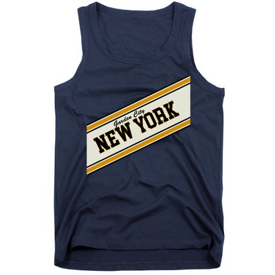 Garden City New York Varsity Logo Tank Top