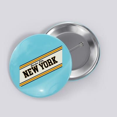 Garden City New York Varsity Logo Button