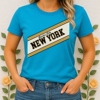 Garden City New York Varsity Logo Womens T-Shirt