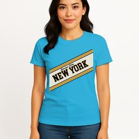 Garden City New York Varsity Logo Womens T-Shirt
