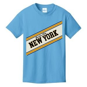 Garden City New York Varsity Logo Kids T-Shirt