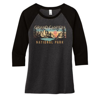 Grand Canyon National Park Women's Tri-Blend 3/4-Sleeve Raglan Shirt