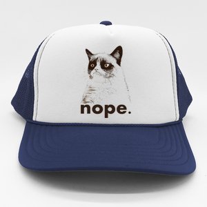 Grumpy Cat Nope Trucker Hat