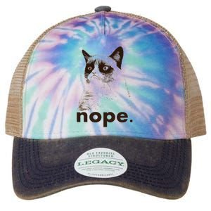 Grumpy Cat Nope Legacy Tie Dye Trucker Hat