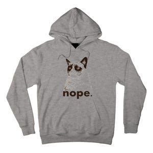 Grumpy Cat Nope Tall Hoodie