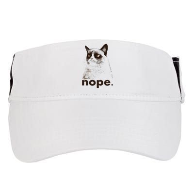 Grumpy Cat Nope Adult Drive Performance Visor