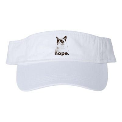 Grumpy Cat Nope Valucap Bio-Washed Visor