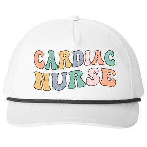 Groovy Cardiac Nurse Cardiac Nursing Gift Snapback Five-Panel Rope Hat