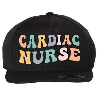 Groovy Cardiac Nurse Cardiac Nursing Gift Wool Snapback Cap