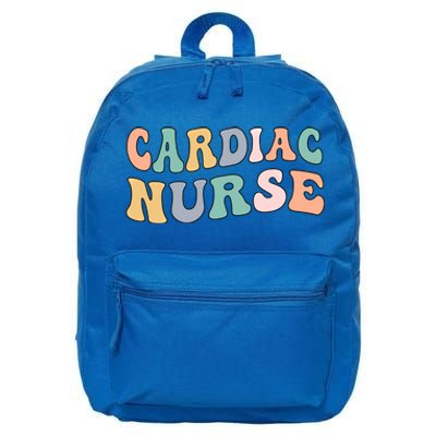 Groovy Cardiac Nurse Cardiac Nursing Gift 16 in Basic Backpack