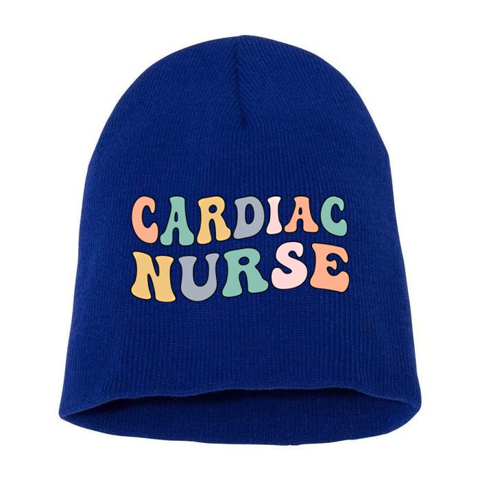 Groovy Cardiac Nurse Cardiac Nursing Gift Short Acrylic Beanie