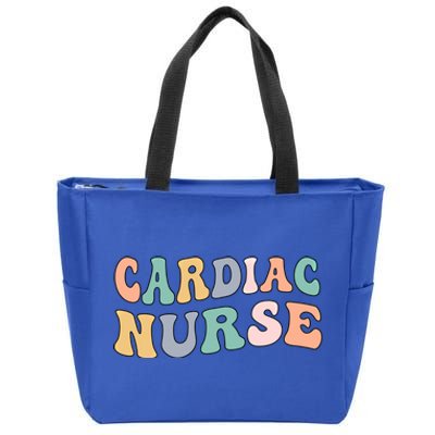 Groovy Cardiac Nurse Cardiac Nursing Gift Zip Tote Bag