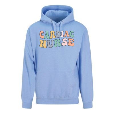 Groovy Cardiac Nurse Cardiac Nursing Gift Unisex Surf Hoodie