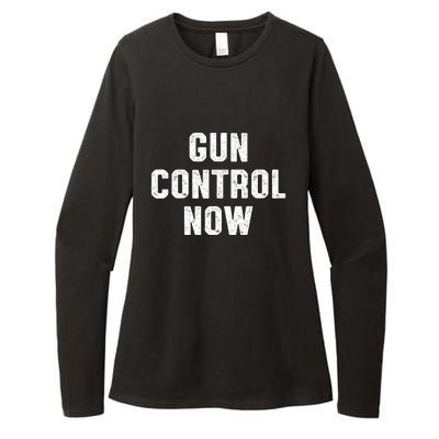 Gun Control Now Womens CVC Long Sleeve Shirt