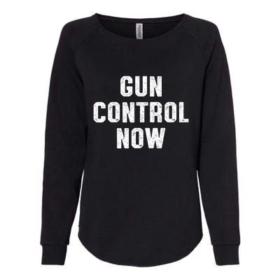 Gun Control Now Womens California Wash Sweatshirt