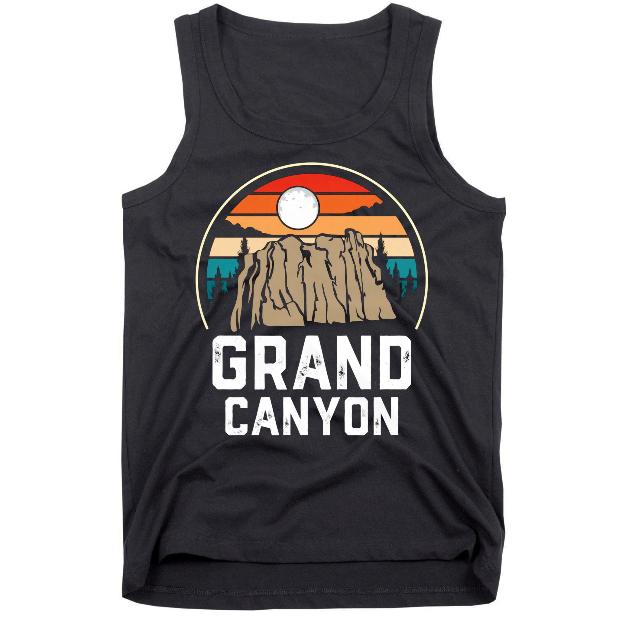 Grand Canyon National Park Arizona Travel Lover Camping Retro Vintage Tank Top