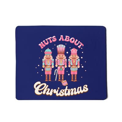 Groovy Cute Nuts About Christmas Funny Christmas Nutcracker Mousepad