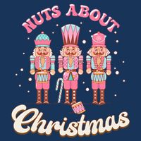 Groovy Cute Nuts About Christmas Funny Christmas Nutcracker Valucap Bio-Washed Visor