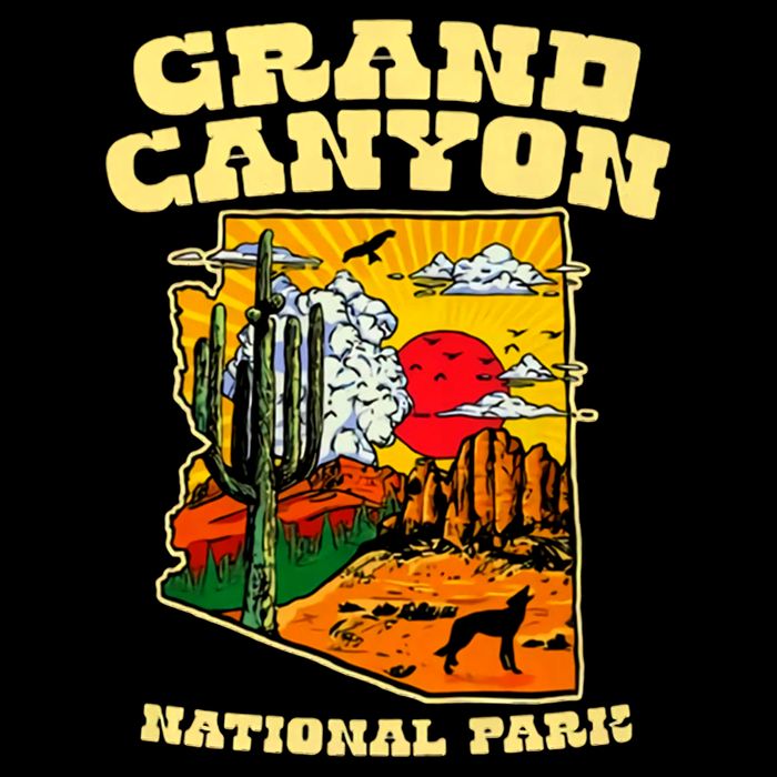 Grand Canyon National Park Arizona Travel Lover Camping Flat Bill Trucker Hat