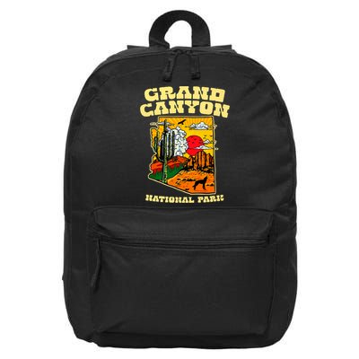 Grand Canyon National Park Arizona Travel Lover Camping 16 in Basic Backpack