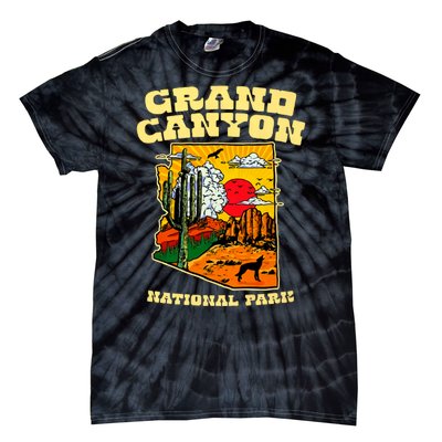 Grand Canyon National Park Arizona Travel Lover Camping Tie-Dye T-Shirt