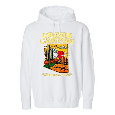 Grand Canyon National Park Arizona Travel Lover Camping Garment-Dyed Fleece Hoodie