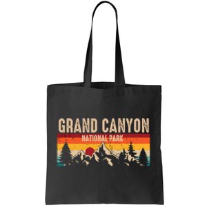 Grand Canyon National Park Arizona Travel Lover Camping Retro Tote Bag