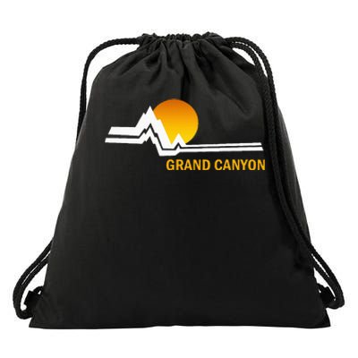 Grand Canyon National Park Mountain Sunset Drawstring Bag