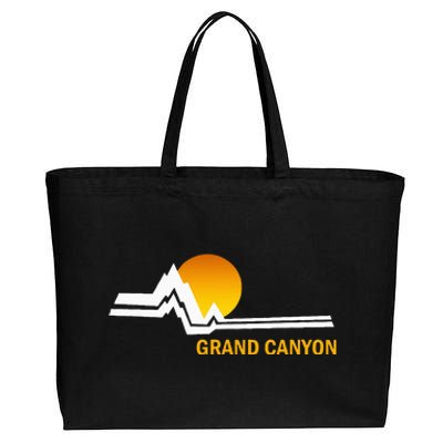 Grand Canyon National Park Mountain Sunset Cotton Canvas Jumbo Tote