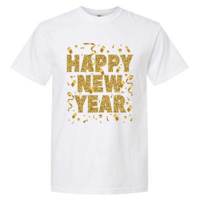 Golden Confetti New YearS Eve Happy New Year Garment-Dyed Heavyweight T-Shirt